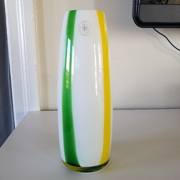 Margie's Garden | Hand Blown Vase - Picture 1 of 7